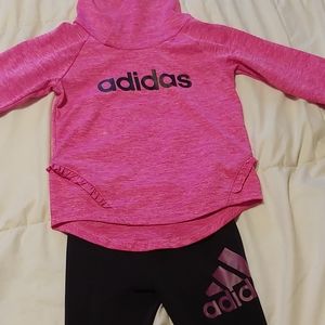 SIZE (12 MONTHS) GIRLS ADIDAS 2-PIECE OUTFIT
